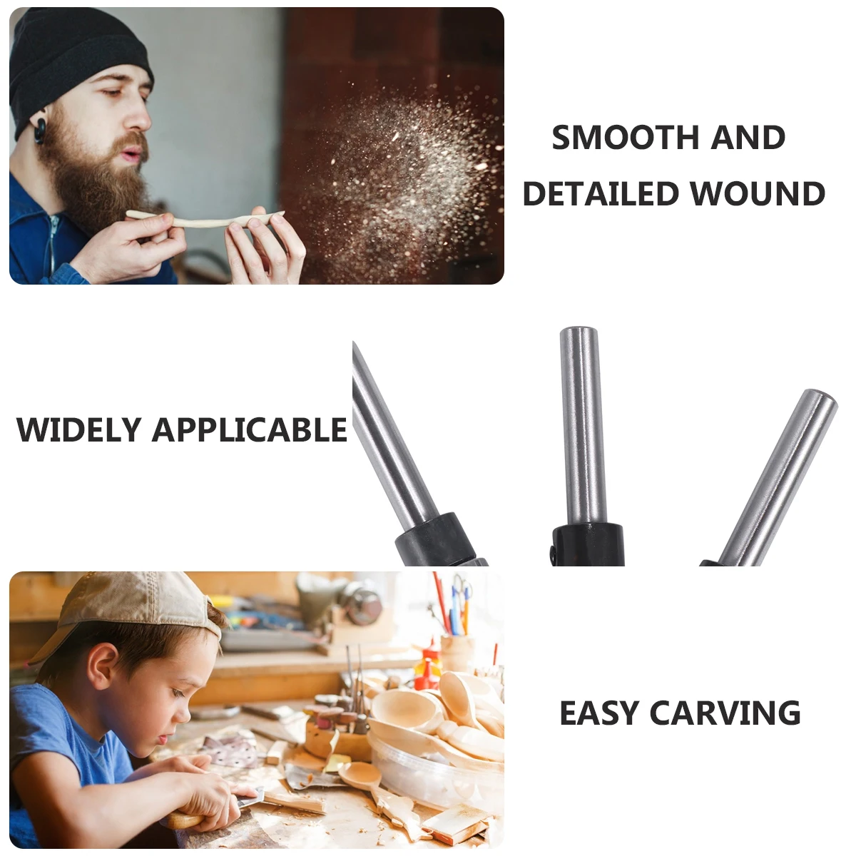 3Pcs Wood Milling Cutter 1 4 Inch Handle Straight Woodworking Flush Trim Router Bit Carpentry Tool Heat Resistant Coating
3Pcs Wood Milling Cutter 1 4 Inch Handle Straight Woodworking Flush Trim Router Bit Carpentry Tool Heat Resistant Coating