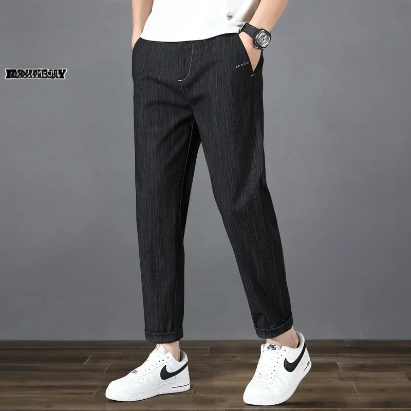 Мужские повседневные брюки Bla: свободные, прямого кроя, весенние, новые, универсальные, длинные, удобные, из хлопка и полиэстера
Мужские повседневные брюки Bla: свободные, прямого кроя, весенние, новые, универсальные, длинные, удобные, из хлопка и полиэстера