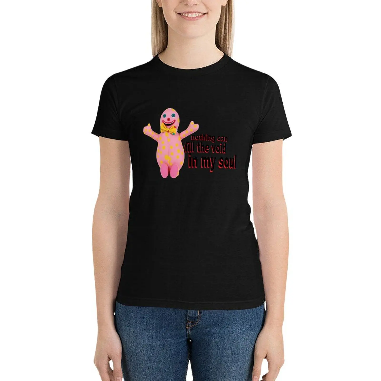 Nothing can fill the void in my soul T-Shirt summer clothes female kawaii clothes Women's clothing
Nothing can fill the void in my soul T-Shirt summer clothes female kawaii clothes Women's clothing