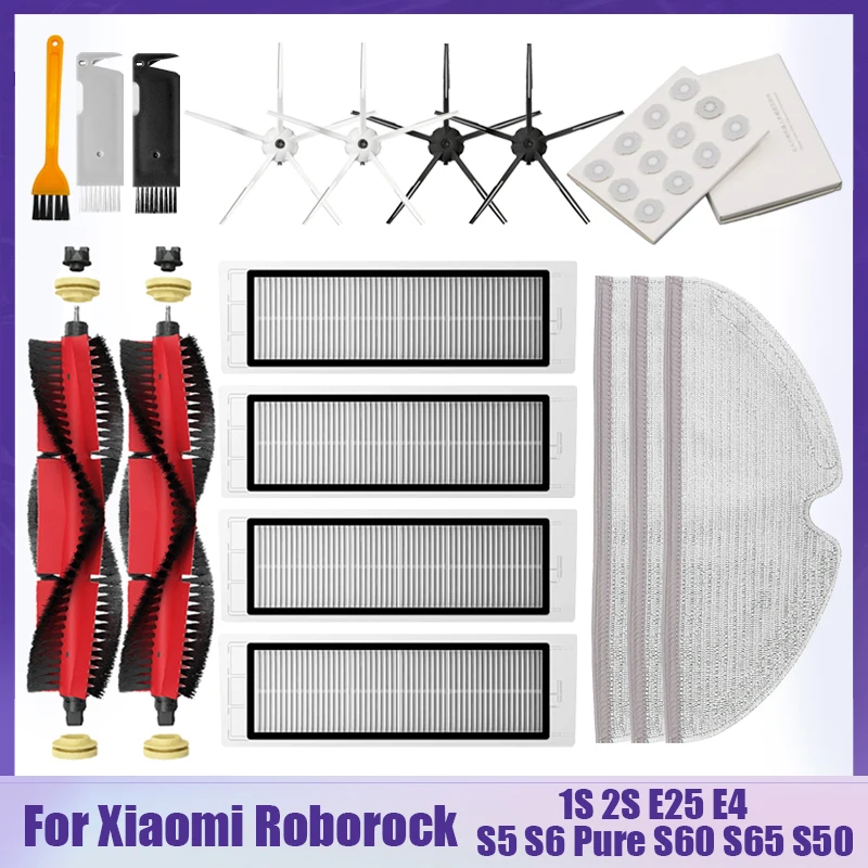 Съемная роликовая щетка для пылесоса Xiaomi Roborock S5 S50 S6 S60 S65 E4 E25 E35, фильтр НЕРА, тряпка, боковые запчасти
Съемная роликовая щетка для пылесоса Xiaomi Roborock S5 S50 S6 S60 S65 E4 E25 E35, фильтр НЕРА, тряпка, боковые запчасти