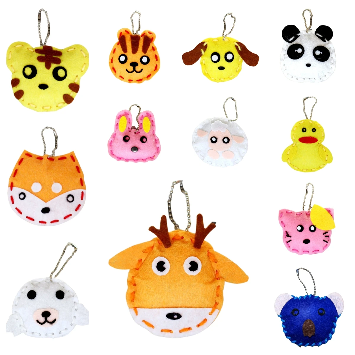 12pcs/set Handicraft Bag Toys Animal DIY Crafts for Children Keychain Girl Gift Fabrication Arts Toy Educational Toy
12pcs/set Handicraft Bag Toys Animal DIY Crafts for Children Keychain Girl Gift Fabrication Arts Toy Educational Toy