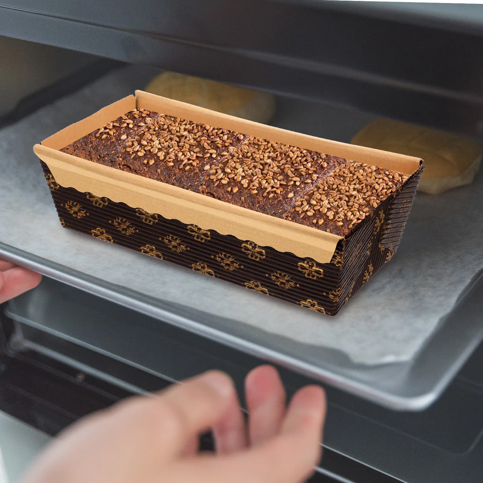 25Pcs Baking Paper Loaf Pans Cake Paper Trays Rectangular Disposable Loaf Molds Heat Resistant Food Safe Party Decorative
25Pcs Baking Paper Loaf Pans Cake Paper Trays Rectangular Disposable Loaf Molds Heat Resistant Food Safe Party Decorative