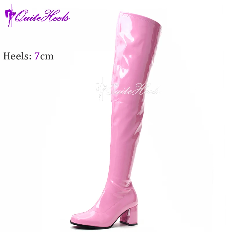 Costumes 60s 70s Go Go Boots Sexy Thigh High Boots For Women Fetish Party Shoes Lady Heels Over Knee High Boots
Costumes 60s 70s Go Go Boots Sexy Thigh High Boots For Women Fetish Party Shoes Lady Heels Over Knee High Boots