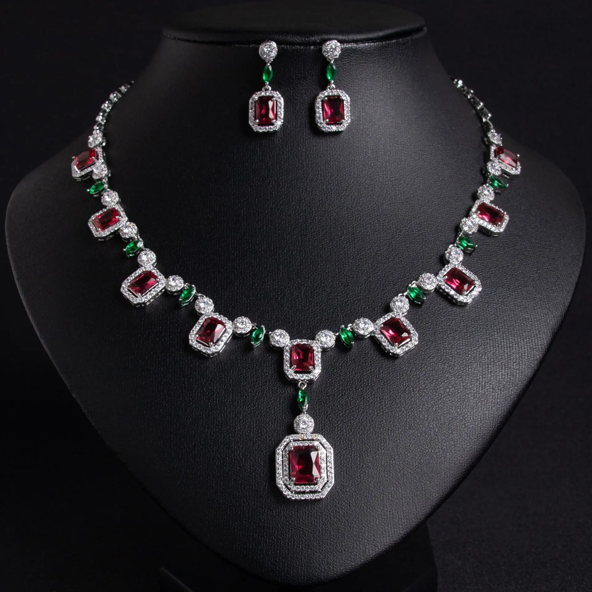 Luxury Bridal Necklace And Earring Sets For Women Cubic Zirconia Jewerly Set For Women Dubai Indian Prom Pendant Necklace Sets
Luxury Bridal Necklace And Earring Sets For Women Cubic Zirconia Jewerly Set For Women Dubai Indian Prom Pendant Necklace Sets