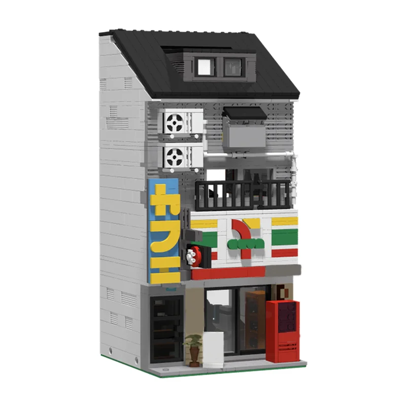 1257pcs MOC Japanese Convenience Store Modular Streetscape Model Building Blocks Construction Toys Christmas Gifts Education
1257pcs MOC Japanese Convenience Store Modular Streetscape Model Building Blocks Construction Toys Christmas Gifts Education