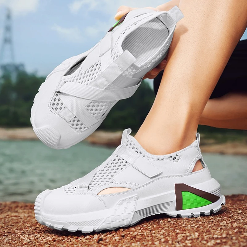 Men's Summer New Wading Shoes Breathable Lightweight Soft-soled Casual Large-sized High-quality Quick-drying Sports Sandals
Men's Summer New Wading Shoes Breathable Lightweight Soft-soled Casual Large-sized High-quality Quick-drying Sports Sandals