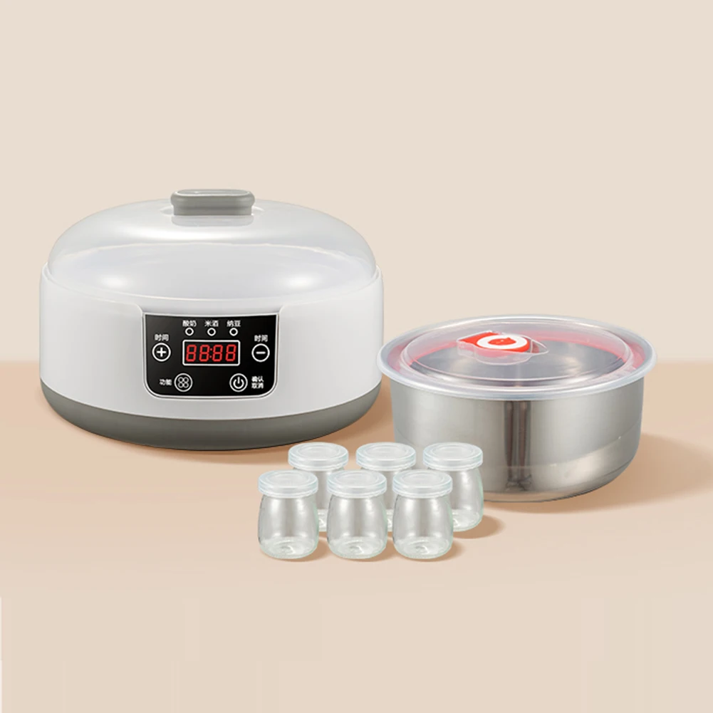 1.2L Electric Yogurt Machine Constant Temperature Multi-Function Yogurt Machine Low Noise Wine Ferment Machine for Home Kitchen
1.2L Electric Yogurt Machine Constant Temperature Multi-Function Yogurt Machine Low Noise Wine Ferment Machine for Home Kitchen