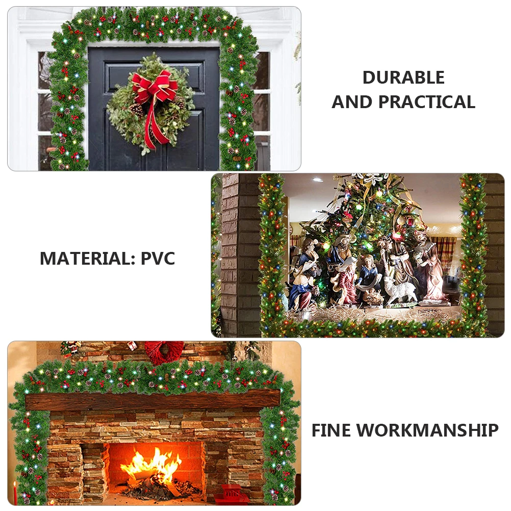 1pc Creative Luminous Rattan Hanging Decoration LED Light Door Ornament Wedding Home Xmas Festive Atmosphere Shining
1pc Creative Luminous Rattan Hanging Decoration LED Light Door Ornament Wedding Home Xmas Festive Atmosphere Shining