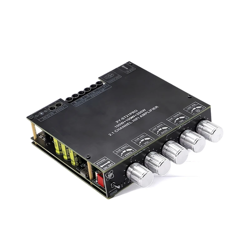 【Superdeals】XY-ST21PRO 2.1 Channel Bluetooth Digital Amplifier Board 100Wx2+200W Subwoofer Amplifier Board TPA3221 Exceeds 3116
【Superdeals】XY-ST21PRO 2.1 Channel Bluetooth Digital Amplifier Board 100Wx2+200W Subwoofer Amplifier Board TPA3221 Exceeds 3116