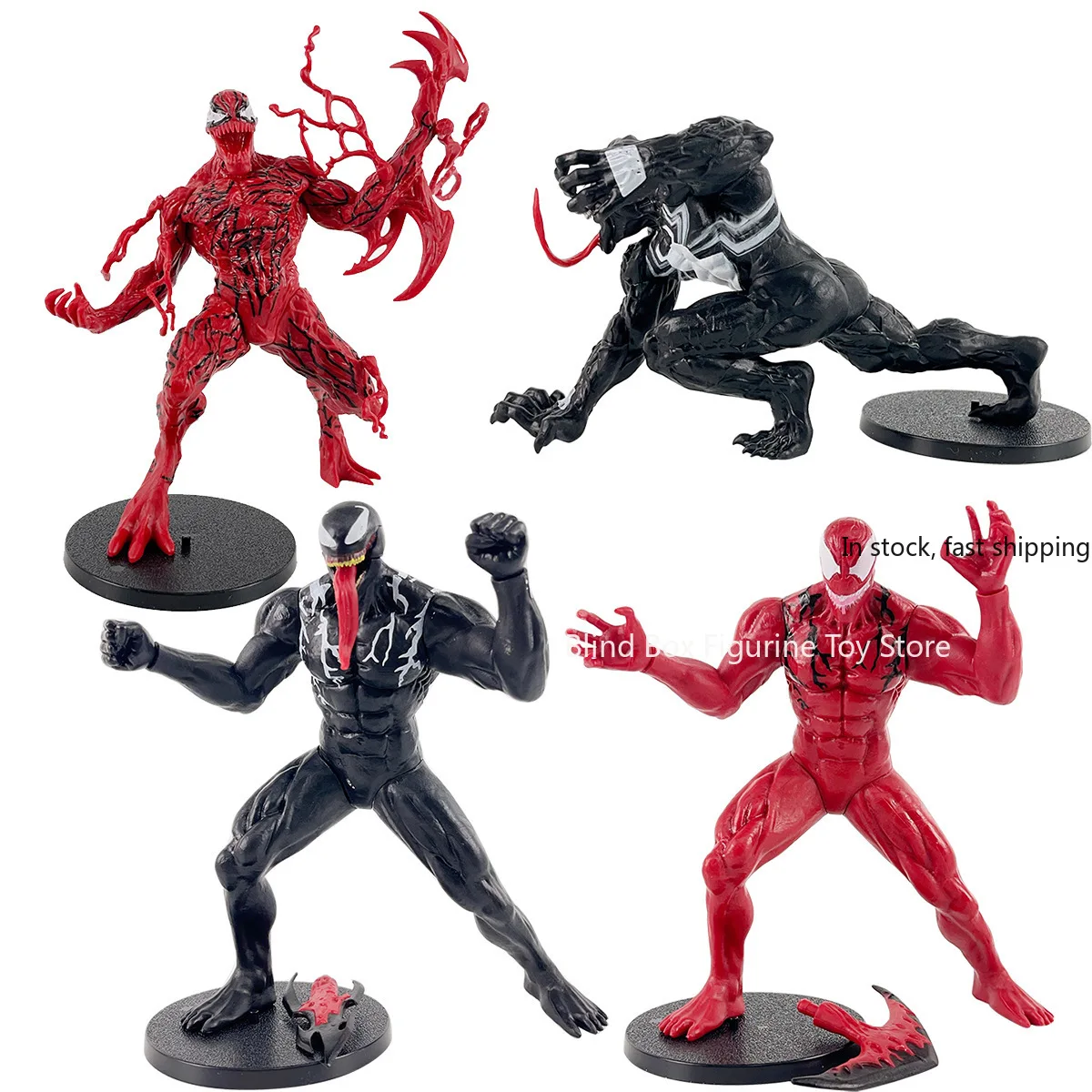 4Pcs Venom Cartoon PVC Action Figure Anime Model Doll Desktop Decoration Ornament Home Office Decor Collectible Peripheral Gift
4Pcs Venom Cartoon PVC Action Figure Anime Model Doll Desktop Decoration Ornament Home Office Decor Collectible Peripheral Gift