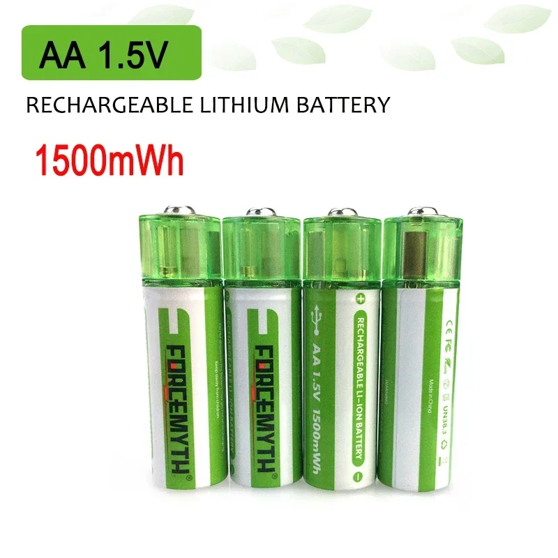 Литиевая аккумуляторная батарея AA, 1,5 в, МВт/ч, USB, для дистанционного управления мышью, маленького вентилятора, электрическая игрушка, Прямая зарядка USB
Литиевая аккумуляторная батарея AA, 1,5 в, МВт/ч, USB, для дистанционного управления мышью, маленького вентилятора, электрическая игрушка, Прямая зарядка USB