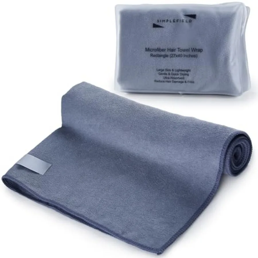 Large Microfiber Hair Towel Wrap 27x40 Inches for Women, Anti-Frizz Flat Rectangle Drying Towel with Full Hair Coverage Design,
Large Microfiber Hair Towel Wrap 27x40 Inches for Women, Anti-Frizz Flat Rectangle Drying Towel with Full Hair Coverage Design,