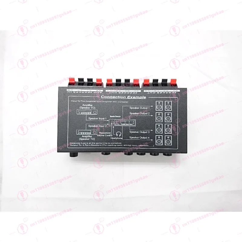 Металлический двухканальный четырехвыходной аудио-коммутатор (контроллер усилителя для колонок)
Металлический двухканальный четырехвыходной аудио-коммутатор (контроллер усилителя для колонок)