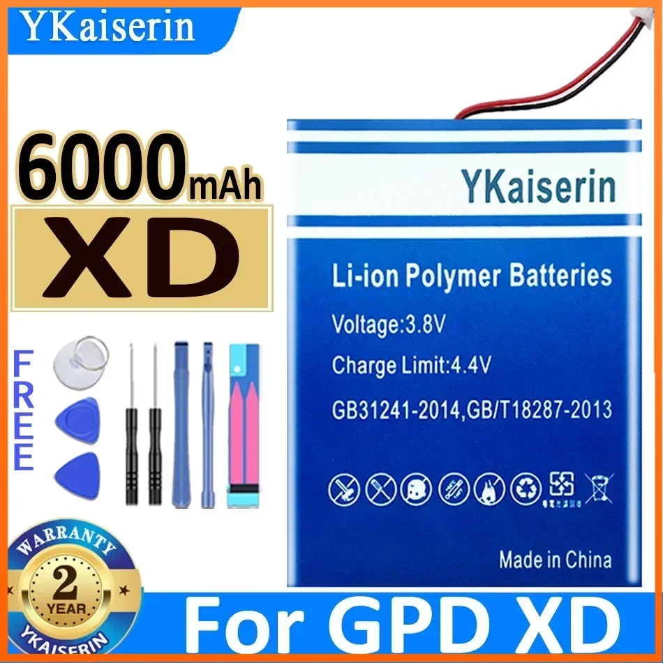 Аккумулятор ykaisсеребрин 6000 мАч X D для GPD XD, портативные батареи для сотового телефона + гарантия на Бесплатные инструменты
Аккумулятор ykaisсеребрин 6000 мАч X D для GPD XD, портативные батареи для сотового телефона + гарантия на Бесплатные инструменты
