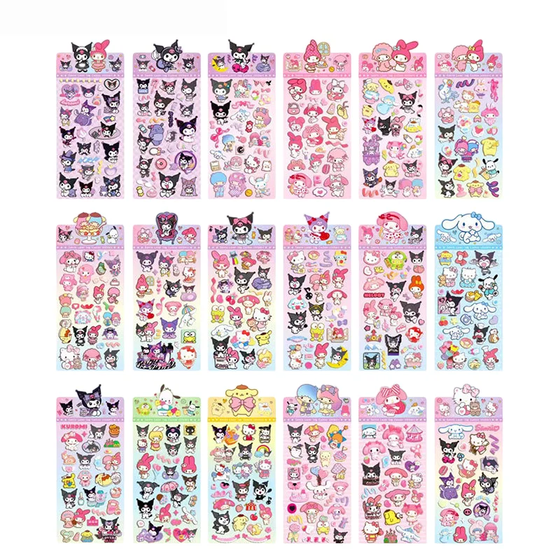 Sanrio 3D Holographic Guka Stickers Waterproof Removable for Scrapbook Laptop Phone Journal Gift
Sanrio 3D Holographic Guka Stickers Waterproof Removable for Scrapbook Laptop Phone Journal Gift