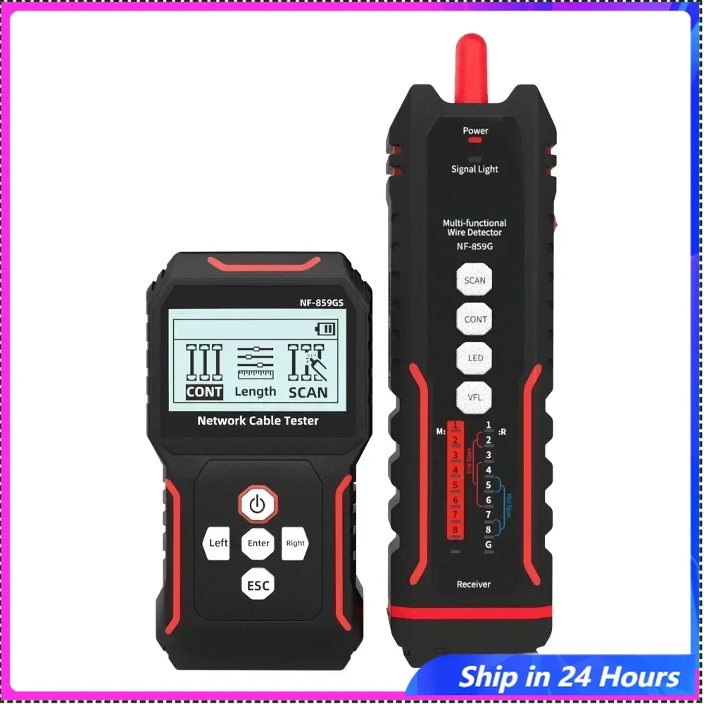 English Version English Network Line Finder With Crystal Head Patrol Line Pairing Crimping Tester Super Class 5, NF-859GS Circui
English Version English Network Line Finder With Crystal Head Patrol Line Pairing Crimping Tester Super Class 5, NF-859GS Circui
