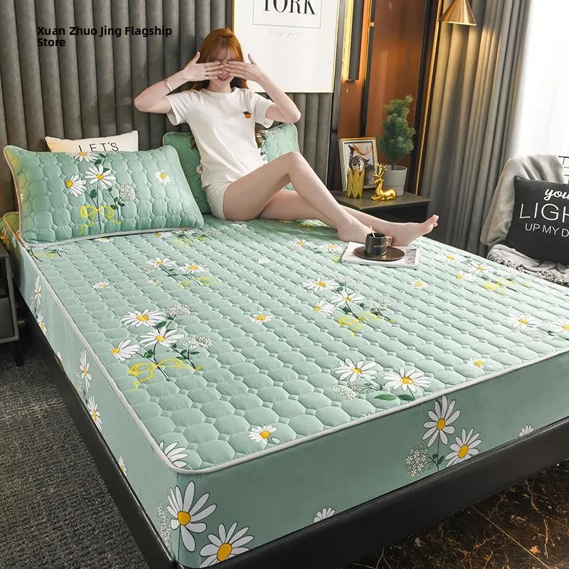 New Dustproof Flannel Bedding Set Single Piece Mattress Protector Cover Cotton Blend Bed Canopy Three Piece Set Home Textiles
New Dustproof Flannel Bedding Set Single Piece Mattress Protector Cover Cotton Blend Bed Canopy Three Piece Set Home Textiles