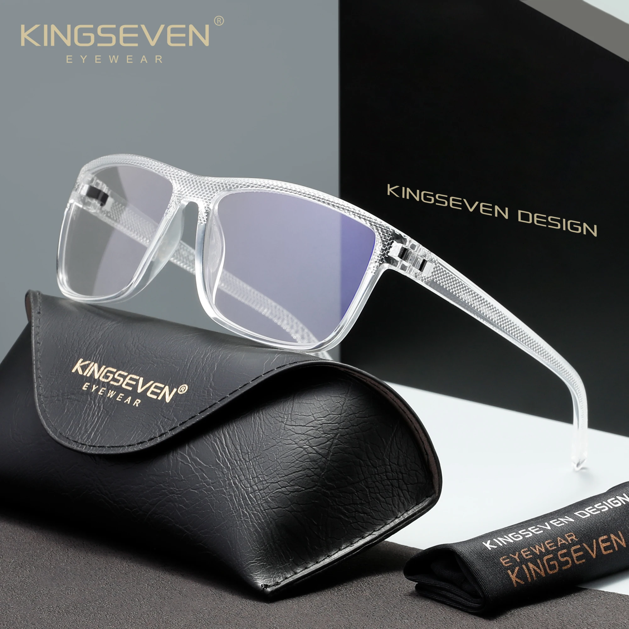 Очки KINGSEVEN с защитой от синего света, модные, для женщин и мужчин, компьютерные, защитные, от синих лучей, с прозрачными линзами
Очки KINGSEVEN с защитой от синего света, модные, для женщин и мужчин, компьютерные, защитные, от синих лучей, с прозрачными линзами