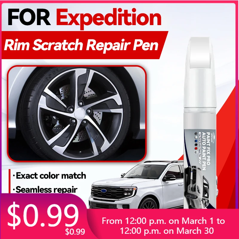 Ручка-корректор для ремонта лакокрасочного покрытия автомобиля, для Ford Expedition 1996-2025, аксессуары для устранения царапин, цвета: черный, UM серебристый, JS
Ручка-корректор для ремонта лакокрасочного покрытия автомобиля, для Ford Expedition 1996-2025, аксессуары для устранения царапин, цвета: черный, UM серебристый, JS