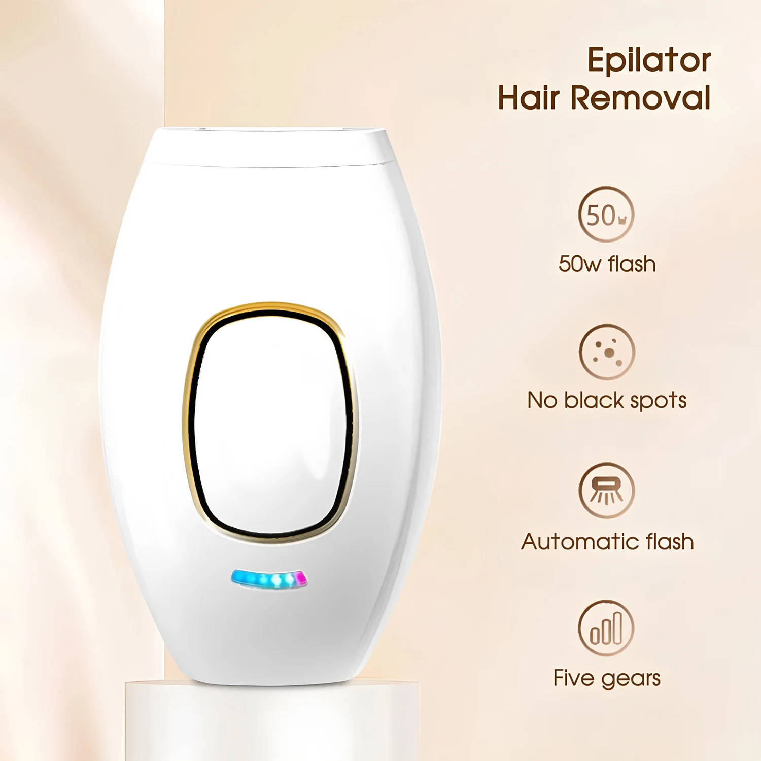 IPL Laser Epilator Body Bikini Laser Hair Removal For Women Flash Depilator Pulse Permanent Laser Epilator Home Use Epilator
IPL Laser Epilator Body Bikini Laser Hair Removal For Women Flash Depilator Pulse Permanent Laser Epilator Home Use Epilator