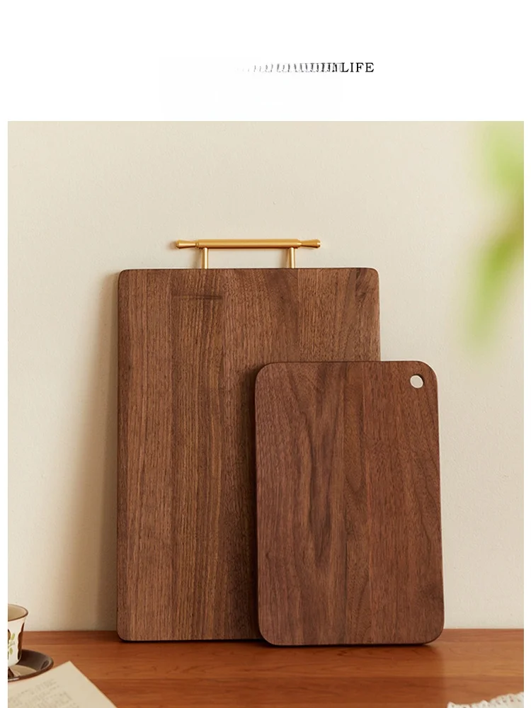 Tlife Kecheng Real Wood Grain Black Walnut Home Use Cutting Board Chef's Knife Board Rectangular Double Side Nordic Style
Tlife Kecheng Real Wood Grain Black Walnut Home Use Cutting Board Chef's Knife Board Rectangular Double Side Nordic Style