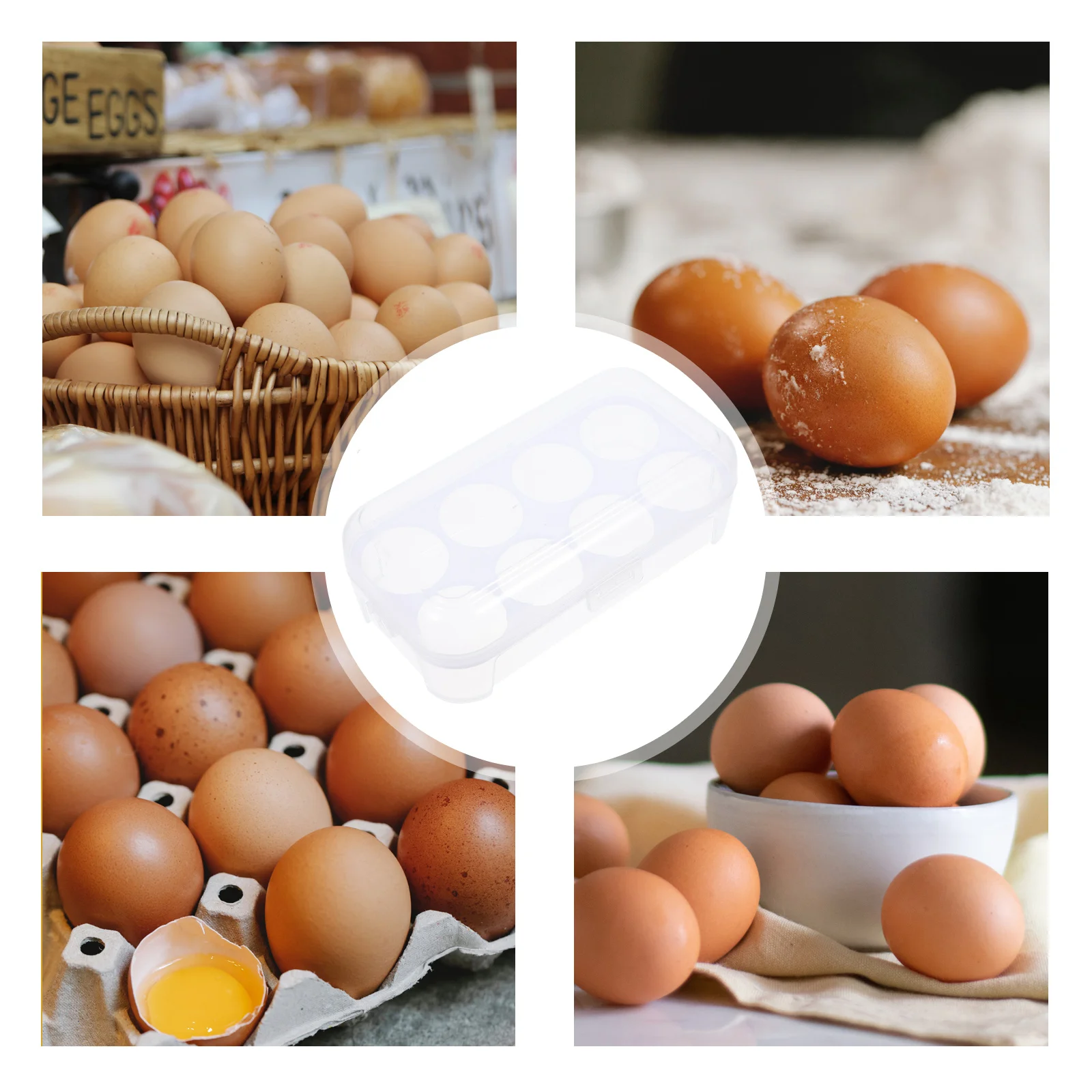 8 Eggs Storage Box PP Material Solid Safe Fridge ganizer Egg Container Transparent Save Space Kitchen Camping Picnic Accessories
8 Eggs Storage Box PP Material Solid Safe Fridge ganizer Egg Container Transparent Save Space Kitchen Camping Picnic Accessories