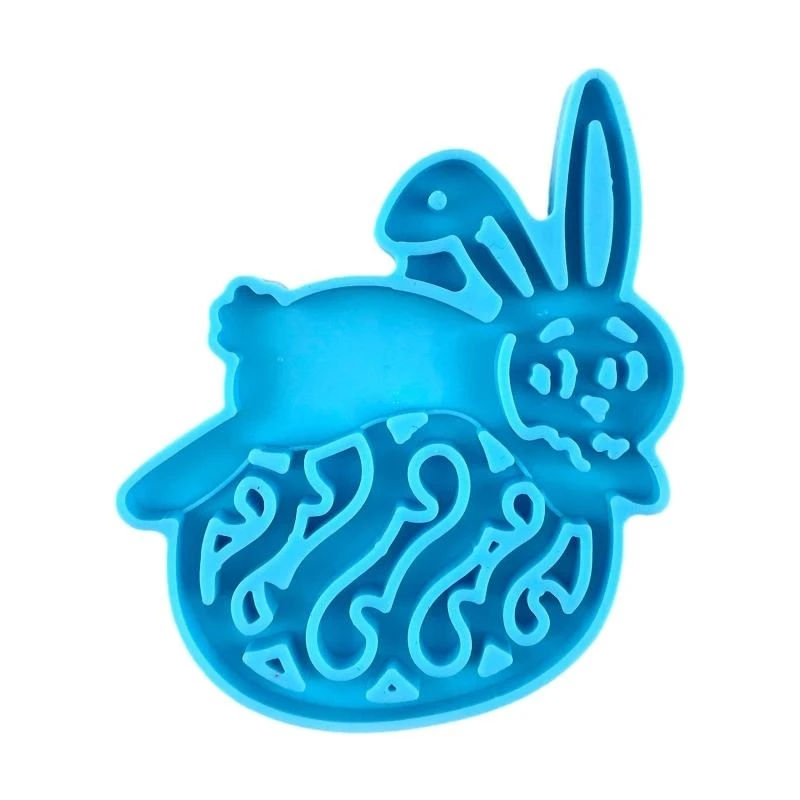 Silicone Mold Rabbit Keychain Decorative Pendant Jewelry Mold for DIY Crafts
Silicone Mold Rabbit Keychain Decorative Pendant Jewelry Mold for DIY Crafts