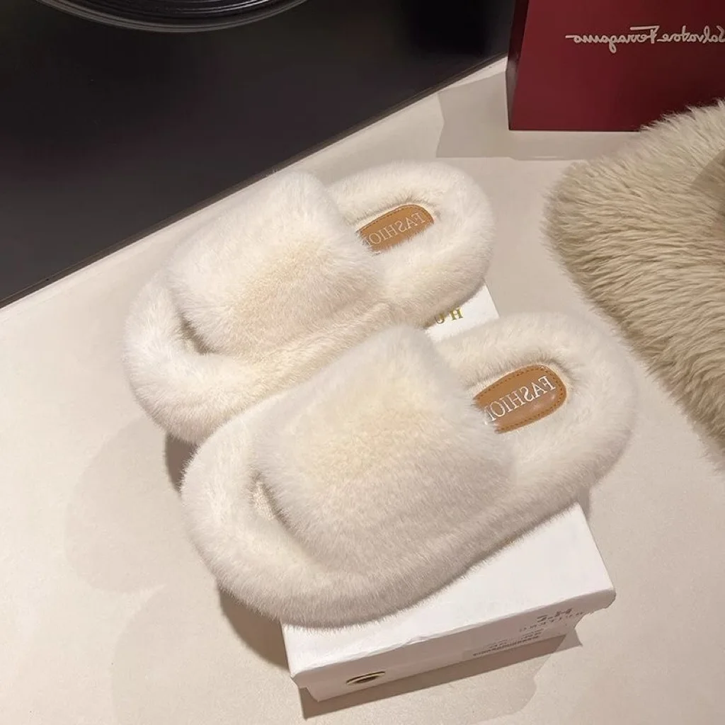 Autumn Winter Women's Outdoor Fairy Style Hairy Slippers New Fashion Comfortable Home Shoes
Autumn Winter Women's Outdoor Fairy Style Hairy Slippers New Fashion Comfortable Home Shoes