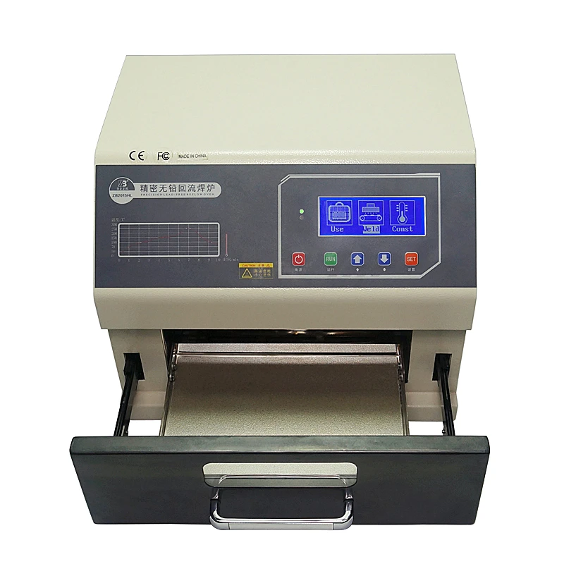 962 Mini Desktop PCB SMT Reflow Oven Digital Display SMD Soldering Machine 220V 110V Mini Reflow Soldering Oven
962 Mini Desktop PCB SMT Reflow Oven Digital Display SMD Soldering Machine 220V 110V Mini Reflow Soldering Oven