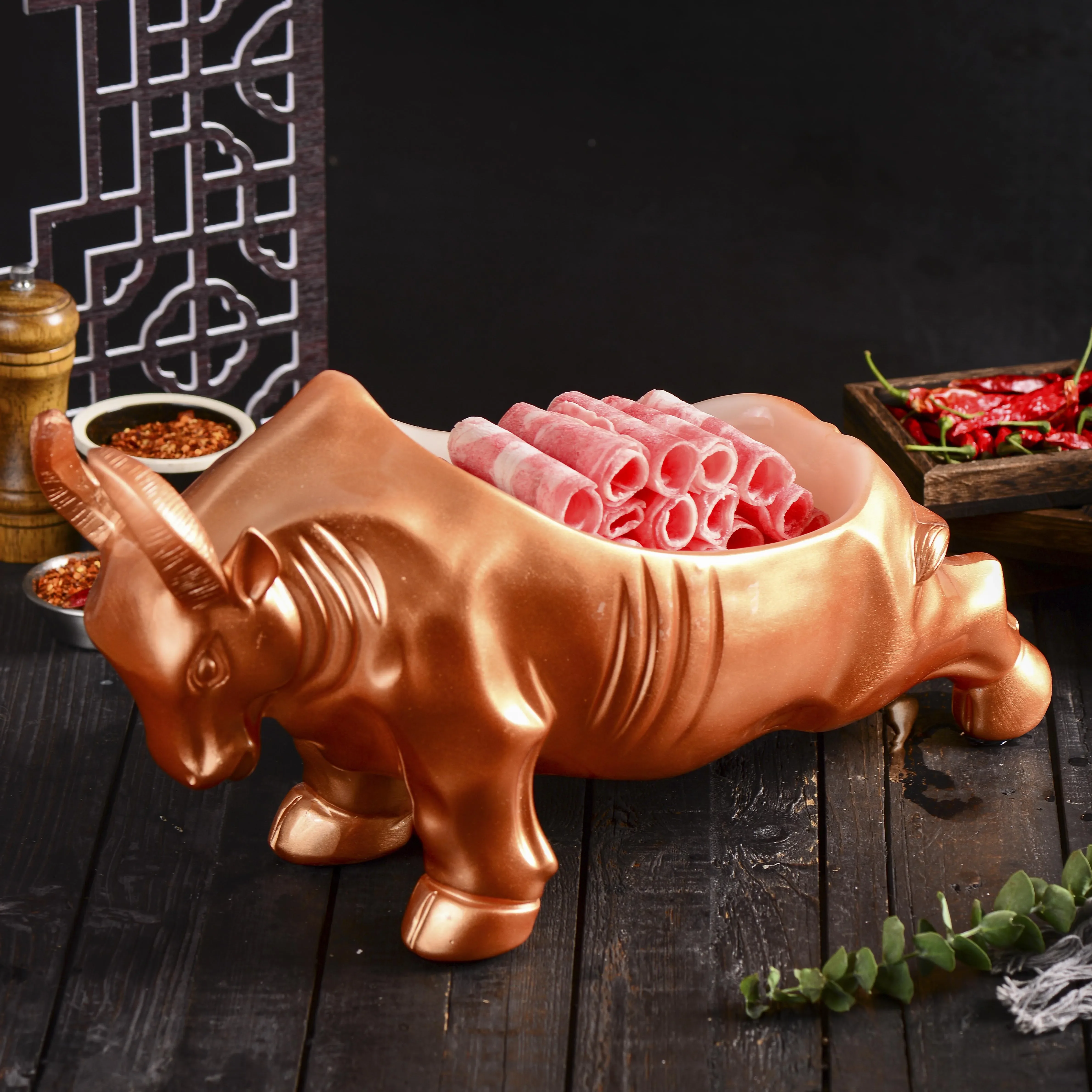 Internet celebrity hotel barbecue buffet restaurant specialties creative dry ice tableware hot pot restaurant fat beef mutton pe
Internet celebrity hotel barbecue buffet restaurant specialties creative dry ice tableware hot pot restaurant fat beef mutton pe