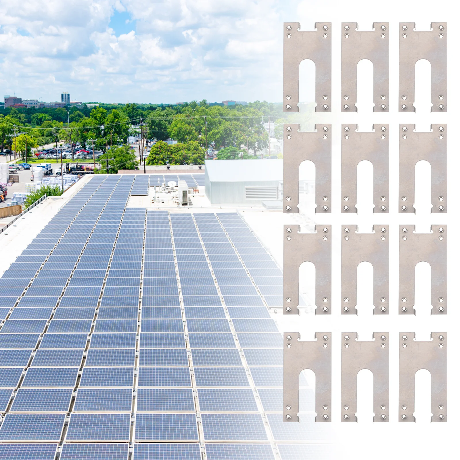 50Pcs Conductive Photovoltaic Grounding Gasket Stainless Steel High Durability Flexible for Photovoltaic Roof Floor Rack Ground
50Pcs Conductive Photovoltaic Grounding Gasket Stainless Steel High Durability Flexible for Photovoltaic Roof Floor Rack Ground