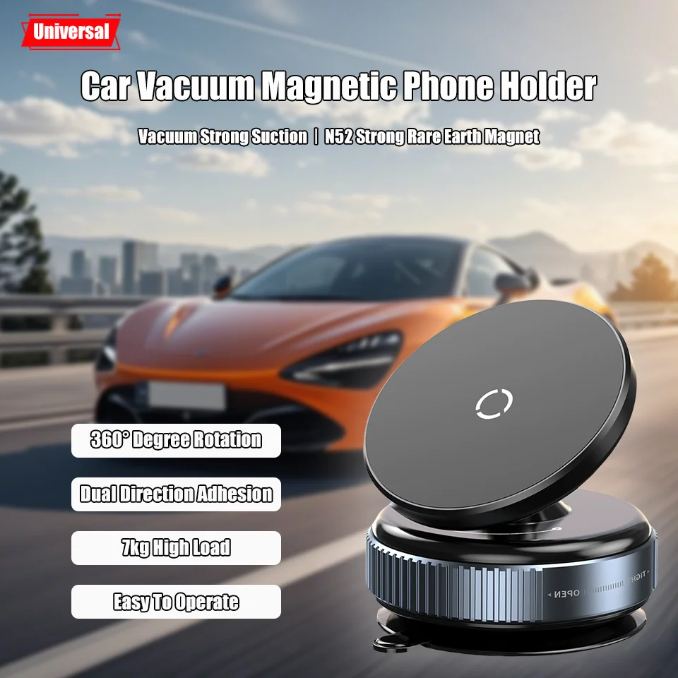 New Universal Magnetic Phone Bracket with Double-sided Suction Cup, Foldable Design, Car Navigation Stand for iPhone & Samsung
New Universal Magnetic Phone Bracket with Double-sided Suction Cup, Foldable Design, Car Navigation Stand for iPhone & Samsung