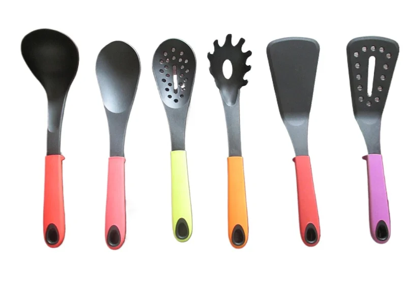 Colorful Handle Nylon Kitchenware, Kitchen Large Leak Shovel, Outdoor Kitchen Multifunctional Small Tool
Colorful Handle Nylon Kitchenware, Kitchen Large Leak Shovel, Outdoor Kitchen Multifunctional Small Tool