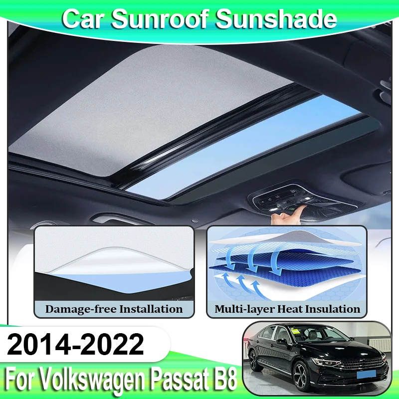 Sunshade For Volkswagen VW Passat B8 Accessories Magotan 2014~2022 Electrostatic Adsorption Skylight Protector Sun Visor Shield
Sunshade For Volkswagen VW Passat B8 Accessories Magotan 2014~2022 Electrostatic Adsorption Skylight Protector Sun Visor Shield