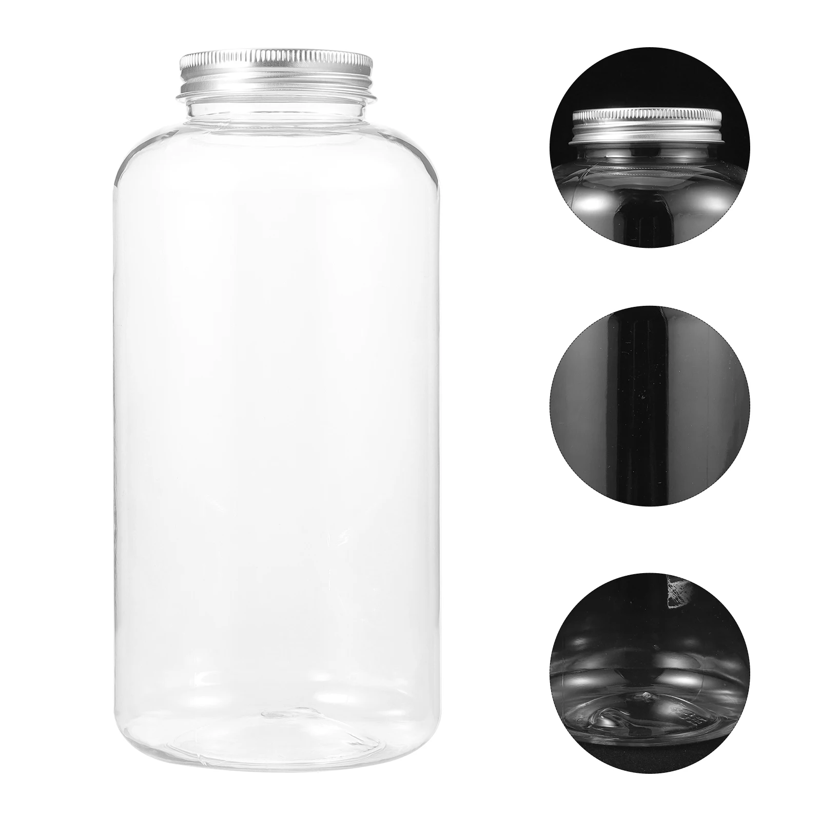1000Ml Empty Juice Plastic Beverage Bottle Reusable Milk Bottle Cap Portable Large Capacity Transparent Drink Container Travel 
1000Ml Empty Juice Plastic Beverage Bottle Reusable Milk Bottle Cap Portable Large Capacity Transparent Drink Container Travel