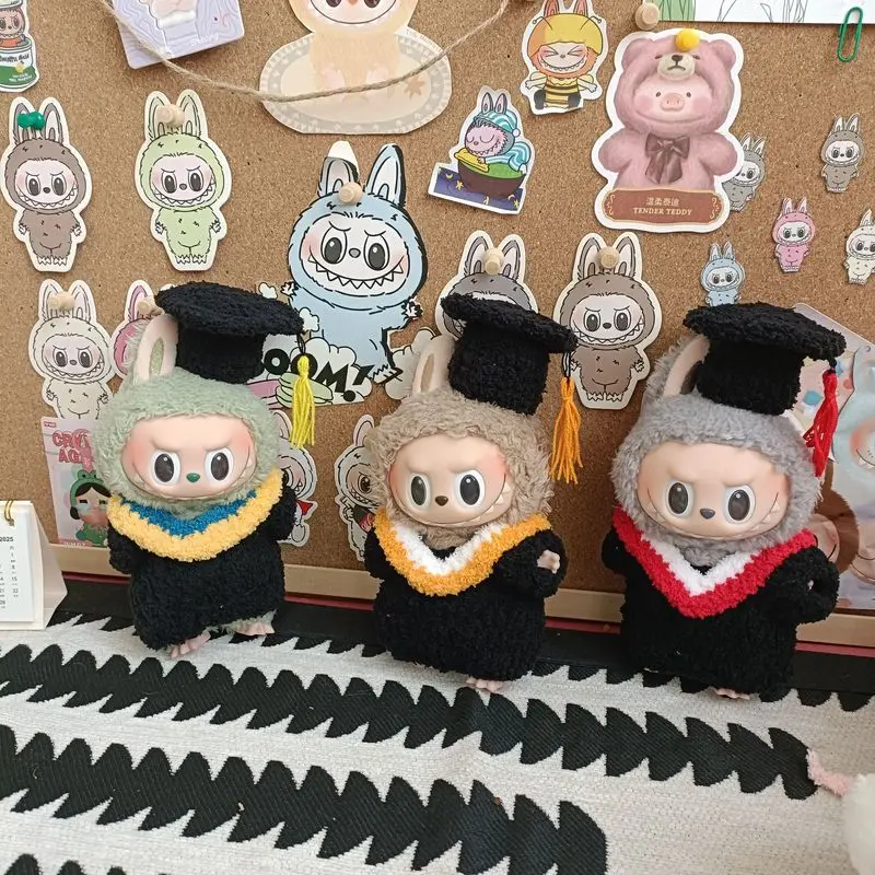 Suitable For Clothes Labubu Cute Graduation Dress 17cm Jumpsuit Vinyl Pendant Labubu Plush Doll Clothes
Suitable For Clothes Labubu Cute Graduation Dress 17cm Jumpsuit Vinyl Pendant Labubu Plush Doll Clothes