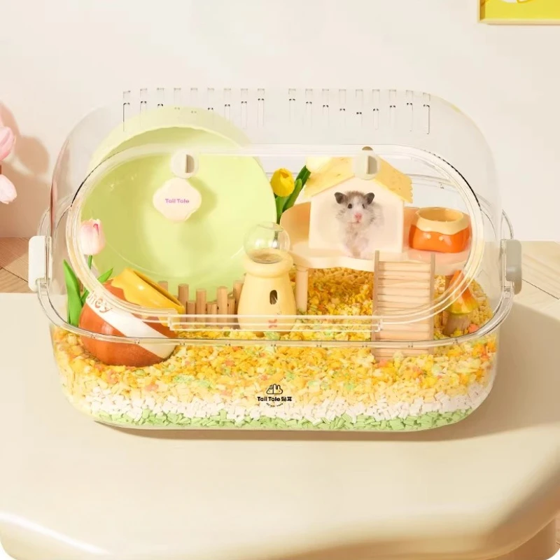 Extra Tall Hamster Cage,Clear Panoramic Ventilated Syrian Habitat,Large Space with Thickened Durable Panels, Small Pet Enclosure
Extra Tall Hamster Cage,Clear Panoramic Ventilated Syrian Habitat,Large Space with Thickened Durable Panels, Small Pet Enclosure
