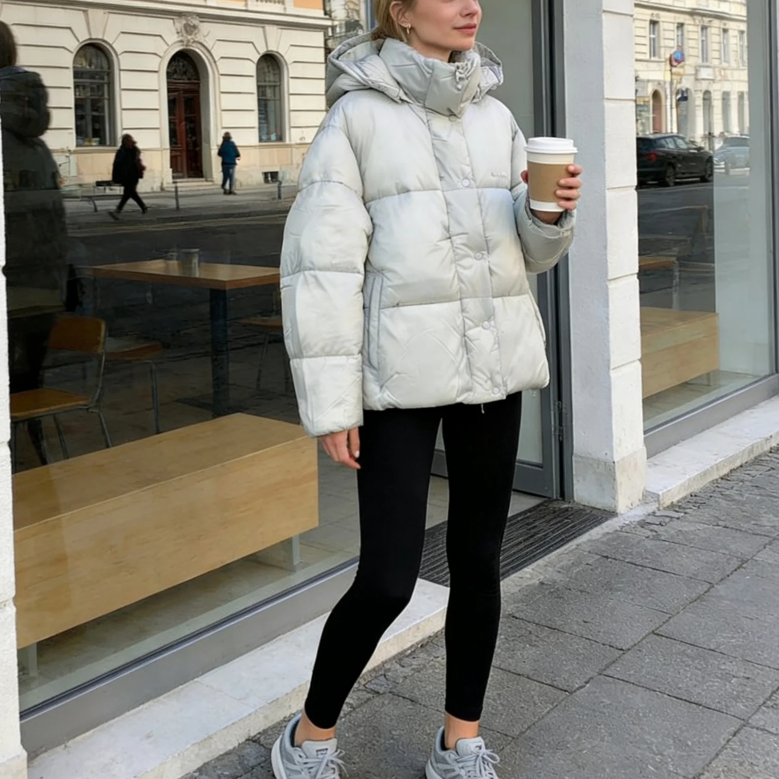 Warm Cotton Jaet Women's Detachable Hat Collar Bread Coat Lightweight Winter Outerwear ort Zipper Pure Color Gaojiei
Warm Cotton Jaet Women's Detachable Hat Collar Bread Coat Lightweight Winter Outerwear ort Zipper Pure Color Gaojiei