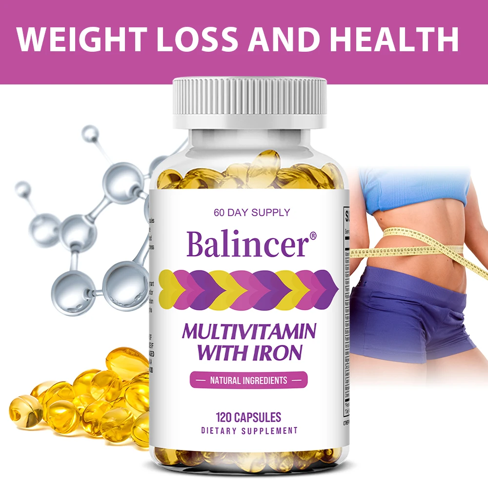 Multivitamins with Iron,Weight Management Capsules,Helps Burn Belly Fat,Boost The Immune System,Support Energy Metabolism
Multivitamins with Iron,Weight Management Capsules,Helps Burn Belly Fat,Boost The Immune System,Support Energy Metabolism