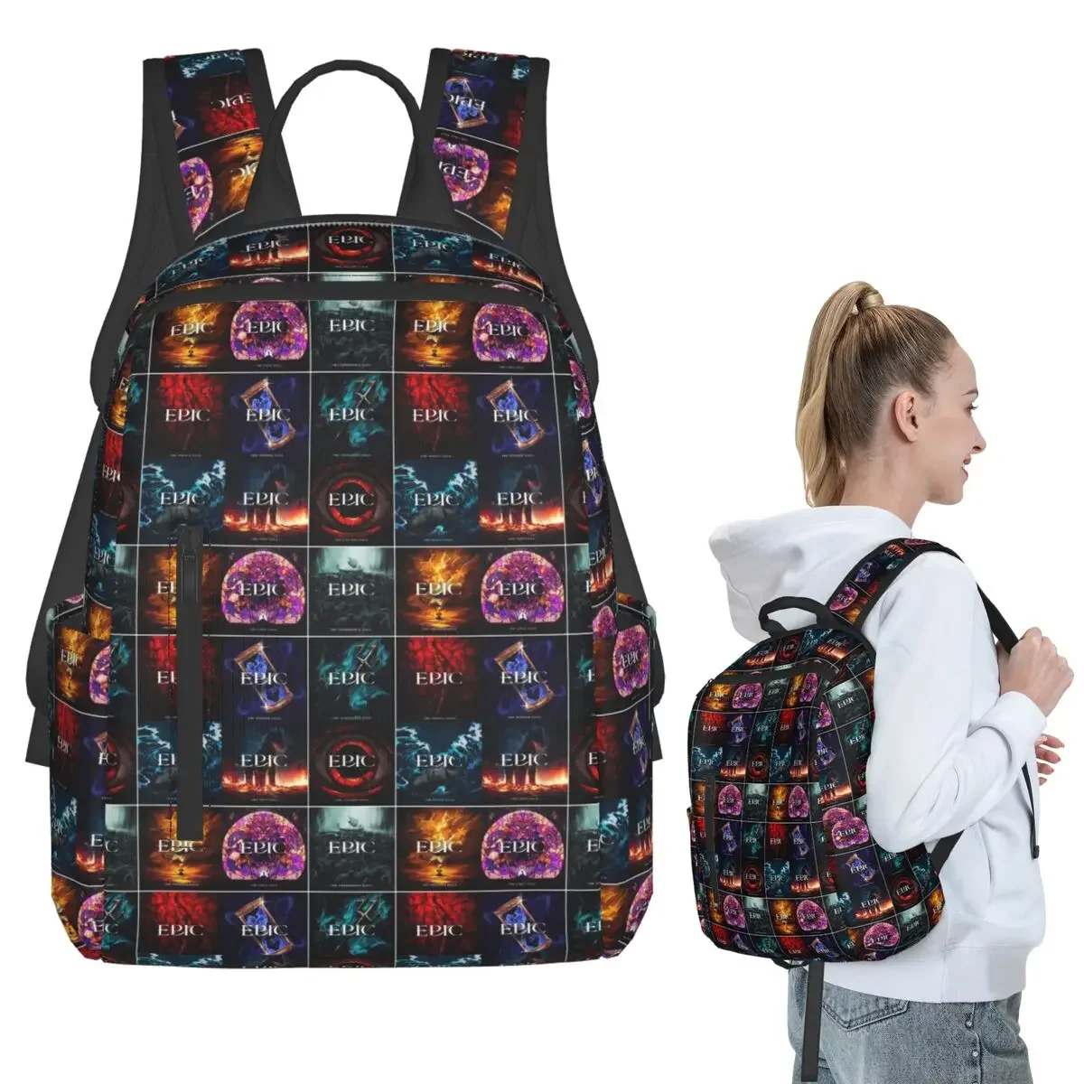 Epic The Musical Saga Covers Backpack Student Boys Girls BookBag Children School Bag Computer Shoulder Bags for Men Women
Epic The Musical Saga Covers Backpack Student Boys Girls BookBag Children School Bag Computer Shoulder Bags for Men Women