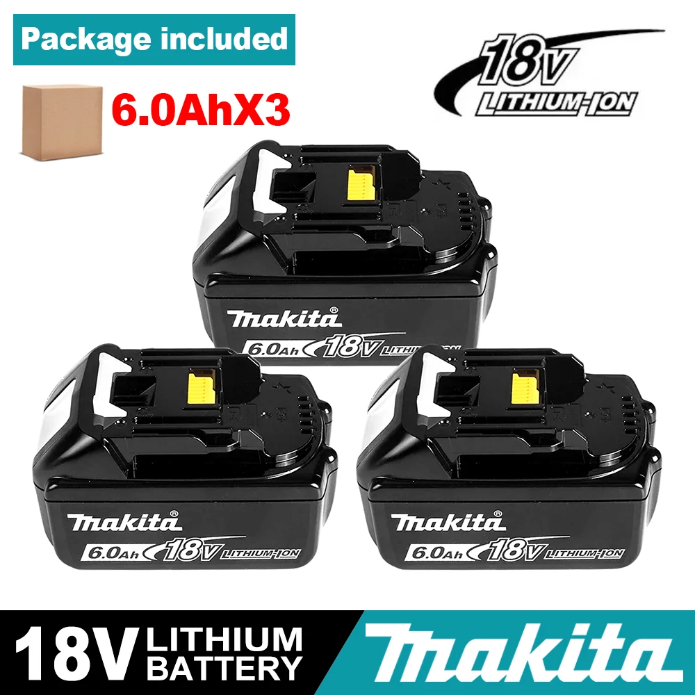 100% Original Makita BL1860B 18V 6.0Ah Battery with LED Power Indicator Extended Runtime for LXT Cordless Tools
100% Original Makita BL1860B 18V 6.0Ah Battery with LED Power Indicator Extended Runtime for LXT Cordless Tools