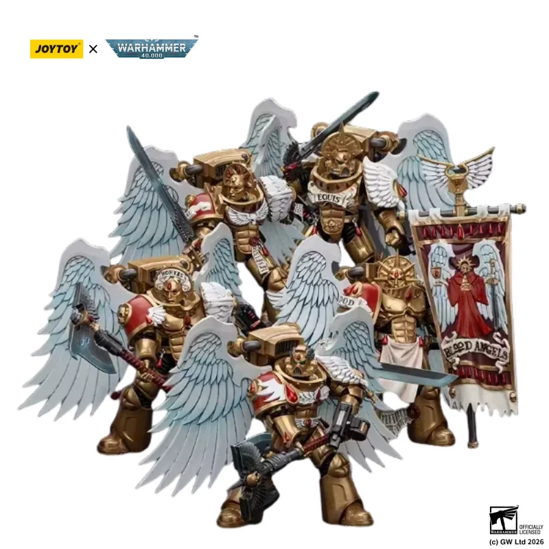 In Stock 1/18 JOYTOY Warhammer 40K Blood Angels Sanguinary Guard 5-Pack JT6199 Fully Articulated Action Figure Toy Collectible
In Stock 1/18 JOYTOY Warhammer 40K Blood Angels Sanguinary Guard 5-Pack JT6199 Fully Articulated Action Figure Toy Collectible