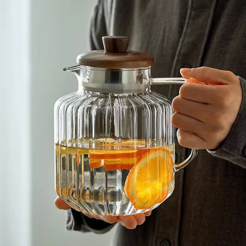 Large Capacity Borosilicate Glass Pitcher Heat Resistant Cold Water Jug Hot Tea Kettle with Lid for Home Kitchen Fridge Coffee
Large Capacity Borosilicate Glass Pitcher Heat Resistant Cold Water Jug Hot Tea Kettle with Lid for Home Kitchen Fridge Coffee