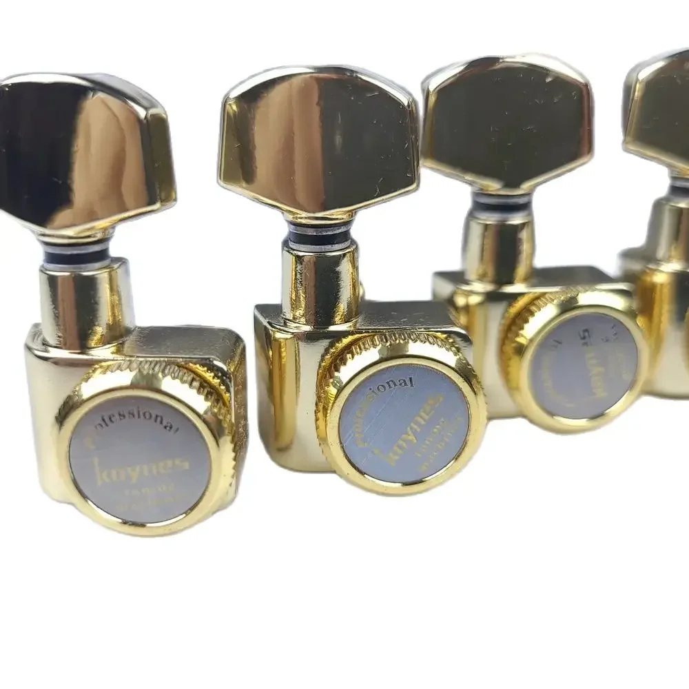 Золотой 1 комплект, 6-дюймовые колки для электрогитары без винтов, колки для тюнера, колышки для струн - колки для настройки гитары с золотой фиксацией
Золотой 1 комплект, 6-дюймовые колки для электрогитары без винтов, колки для тюнера, колышки для струн - колки для настройки гитары с золотой фиксацией