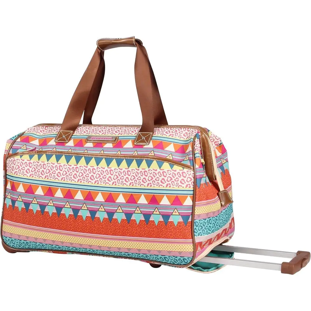 22 Inch Dual Wheel Weekender Bag - Lightweight Carry-On Suitcase for Women
22 Inch Dual Wheel Weekender Bag - Lightweight Carry-On Suitcase for Women