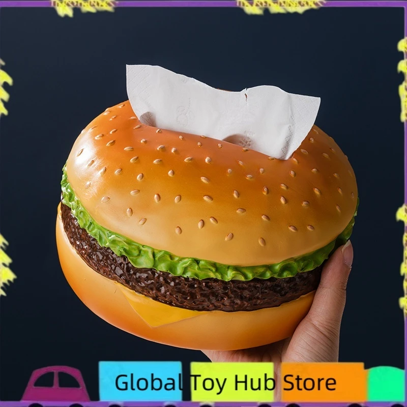 Creative Burger Shape Storage Box Tissue Holder Table Decorative Piece Funny Living Room Dining Table Decor Kitchen Accessory
Creative Burger Shape Storage Box Tissue Holder Table Decorative Piece Funny Living Room Dining Table Decor Kitchen Accessory