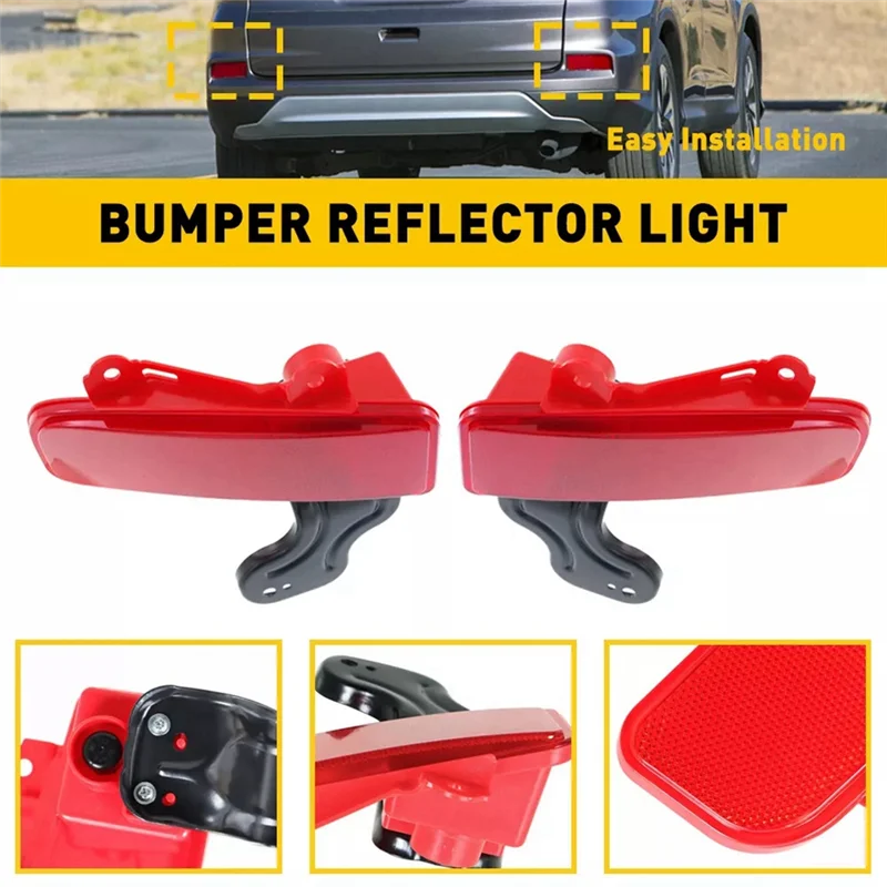 1 Pair Rear Bumper Reflector Lamp Cover Baffle Rear Bumper Reflector 33505-T1W-A01 33555-T1W-A01 For Honda CRV 2015-2016
1 Pair Rear Bumper Reflector Lamp Cover Baffle Rear Bumper Reflector 33505-T1W-A01 33555-T1W-A01 For Honda CRV 2015-2016