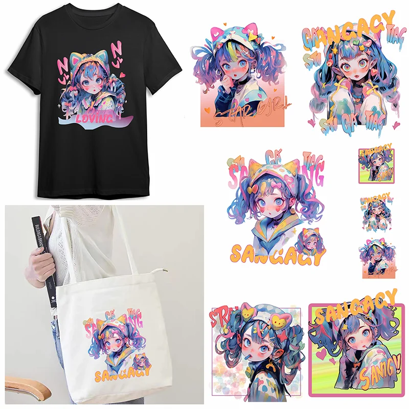 Lroning Sticker Clothes DTF Cute Girl Pattern Fashion T-Shirt Hoodie DIY Jacket Patch Is Waterproof
Lroning Sticker Clothes DTF Cute Girl Pattern Fashion T-Shirt Hoodie DIY Jacket Patch Is Waterproof