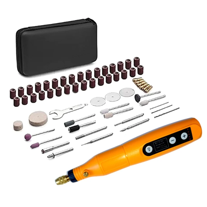 Mini Cordless Rotary Tool Kit, 5-Speed And USB Charginmulti-Purpose 3.7V Power Rotary Tool For Sanding, Polishing Durable
Mini Cordless Rotary Tool Kit, 5-Speed And USB Charginmulti-Purpose 3.7V Power Rotary Tool For Sanding, Polishing Durable