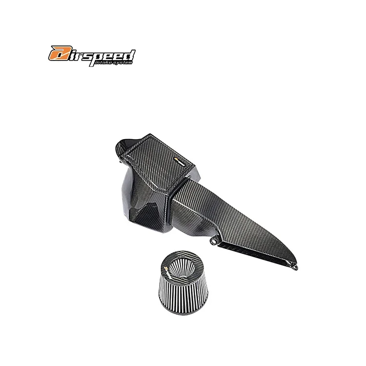 Бренд Airspeed, 3K саржевое карбоновое плетение с глянцевой отделкой, 100% сухая система впуска холодного воздуха из углеродного волокна для A6, A7 C8 2,0T
Бренд Airspeed, 3K саржевое карбоновое плетение с глянцевой отделкой, 100% сухая система впуска холодного воздуха из углеродного волокна для A6, A7 C8 2,0T